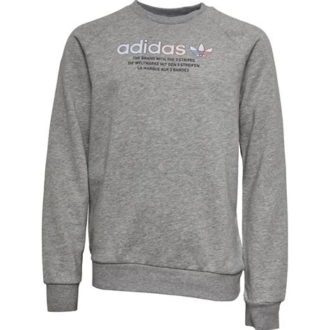 adidas originals sweater grijs